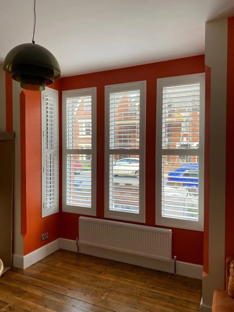 Living room shutters installed in Hull